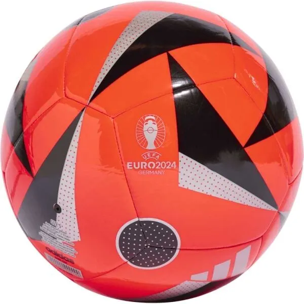 Futbalová lopta ADIDAS EURO24 CLB SOLRED BLACK SILVMT