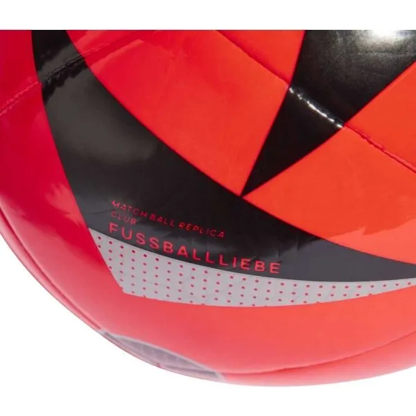 Futbalová lopta ADIDAS EURO24 CLB SOLRED BLACK SILVMT