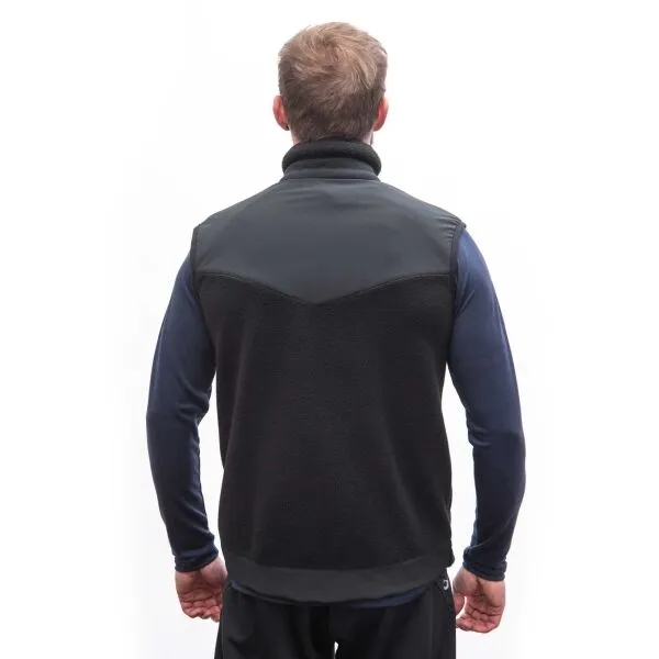 Sensor TEDDY Pánska flísová vesta, čierna, veľkosť