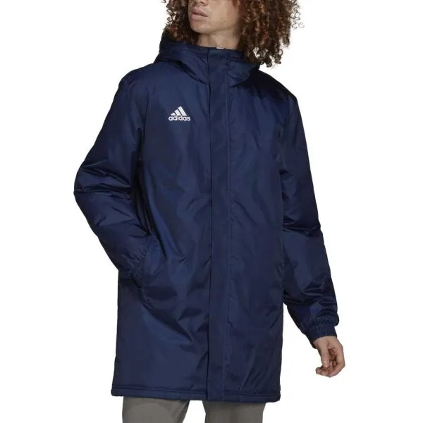 adidas ENT22 STAD JKT Pánska futbalová bunda, tmavo modrá, veľkosť XXL