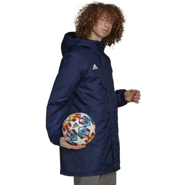 adidas ENT22 STAD JKT Pánska futbalová bunda, tmavo modrá, veľkosť XXL
