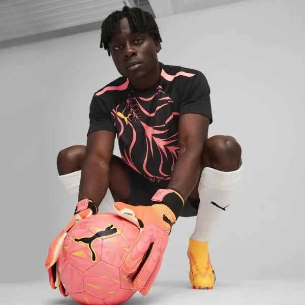 Puma FUTURE PRO HYBRID Pánske brankárske rukavice, ružová, veľkosť
