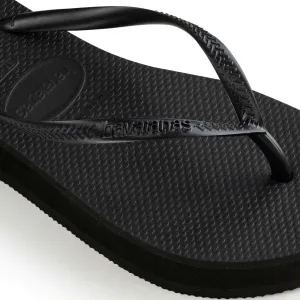HAVAIANAS SLIM FLAT FORM Dámske žabky, čierna, veľkosť 43/44
