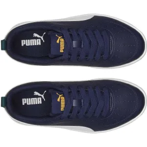 Puma RICKIE JR Detská obuv na voľný čas, tmavo modrá, veľkosť 39