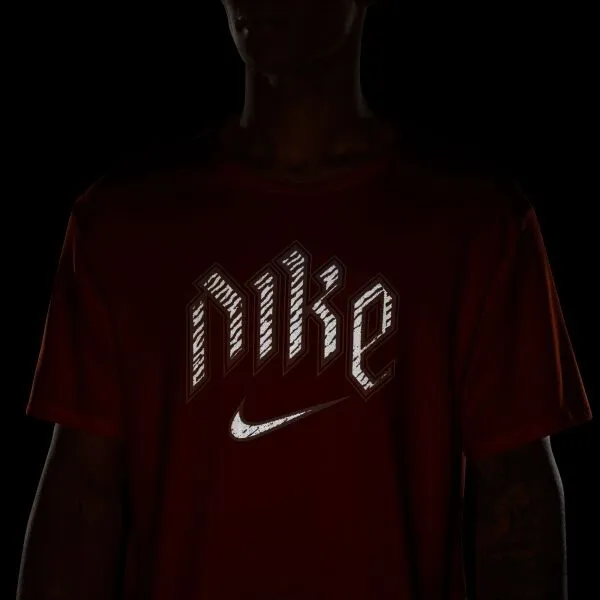 Nike DF RUN DVN MILER SS Pánske tričko, oranžová, veľkosť
