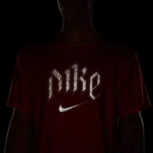 Nike DF RUN DVN MILER SS Pánske tričko, oranžová, veľkosť