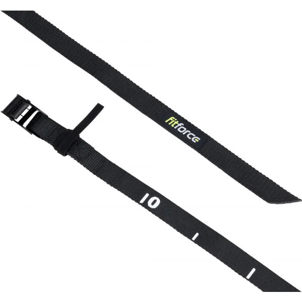 Fitforce GYM RING SET Drevené kruhy, čierna, veľkosť