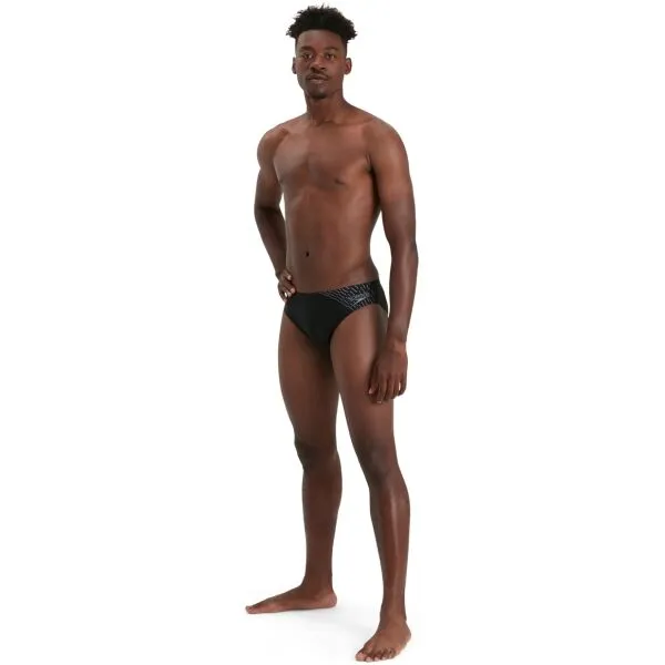 Speedo MEDLEY LOGO 7CM BRIEF Pánske plavky, čierna, veľkosť