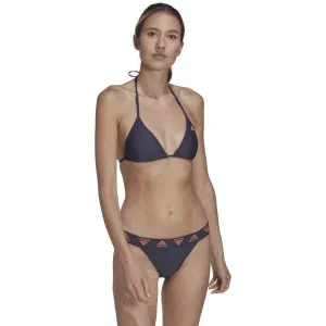 adidas TRIANGLE BIKINI Dámske dvojdielne plavky, tmavo sivá, veľkosť