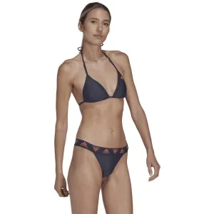 adidas TRIANGLE BIKINI Dámske dvojdielne plavky, tmavo sivá, veľkosť