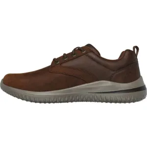 Skechers DELSON 3.0 - GLAVINE Pánska vychádzková obuv, hnedá, veľkosť