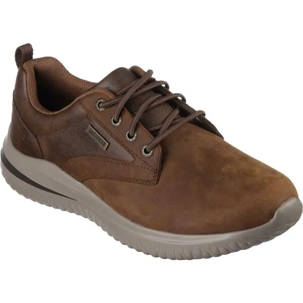 Skechers DELSON 3.0 - GLAVINE Pánska vychádzková obuv, hnedá, veľkosť