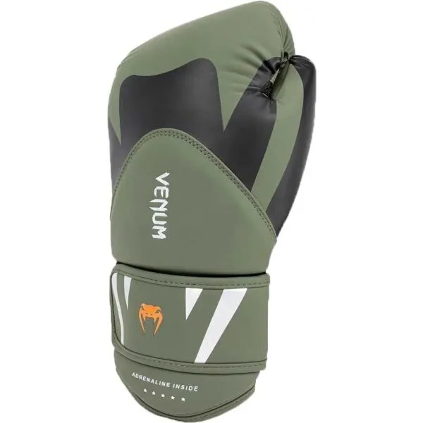 Venum CHALLENGER 4.0 BOXING GLOVES Boxerské rukavice, khaki, veľkosť