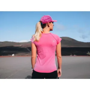 Compressport PERFORMANCE SS TSHIRT W Dámske bežecké tričko, ružová, veľkosť