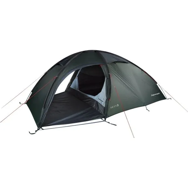 Hannah SETT 3 Outdoorový stan, tmavo zelená, veľkosť