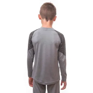 Sensor MERINO IMPRESS SET Detská vlnená funkčná bielizeň, sivá, veľkosť