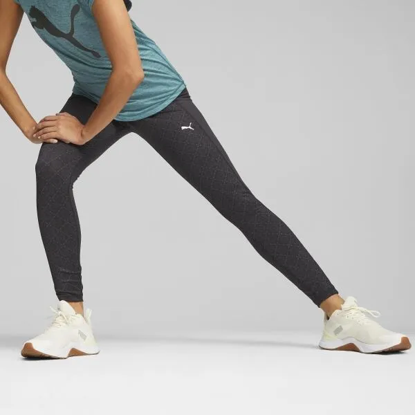 Puma TRAIN FAVORITES AOP HIGH WAIST 7/8 TIGHT Dámske legíny, čierna, veľkosť