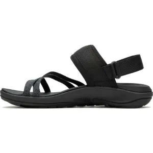 Merrell DISTRICT 4 BACKSTRAP Dámske outdooorové sandále, čierna, veľkosť 37