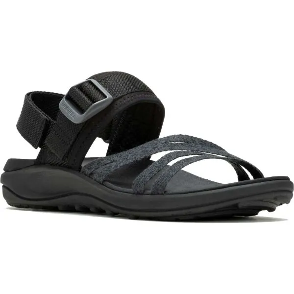 Merrell DISTRICT 4 BACKSTRAP Dámske outdooorové sandále, čierna, veľkosť 37
