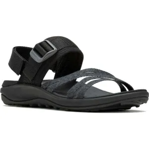 Merrell DISTRICT 4 BACKSTRAP Dámske outdooorové sandále, čierna, veľkosť 37
