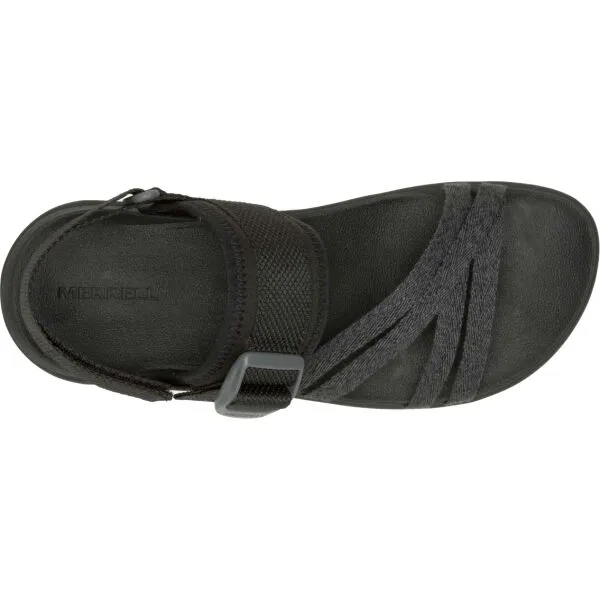 Merrell DISTRICT 4 BACKSTRAP Dámske outdooorové sandále, čierna, veľkosť 37
