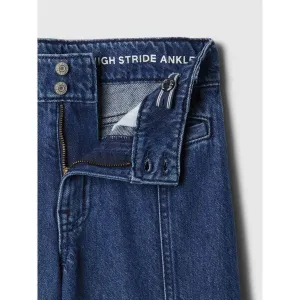 GAP HIGH STRIDE ANKLE Dievčenské džínsy, tmavo modrá, veľkosť