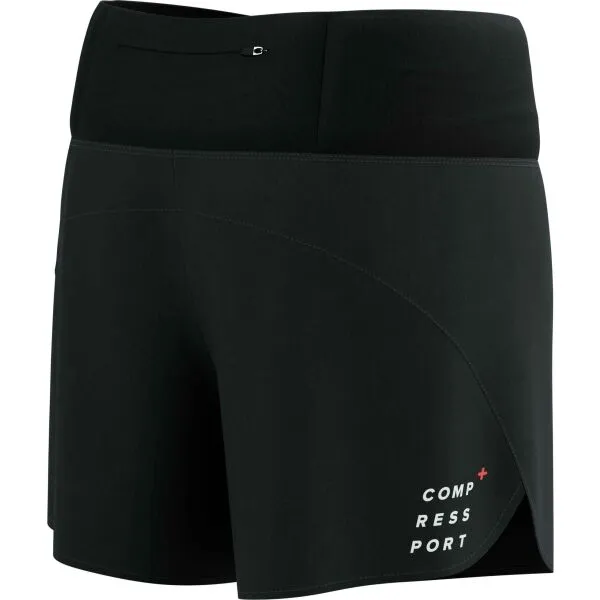 Compressport PERFORMANCE SHORT W Dámske bežecké šortky, čierna, veľkosť