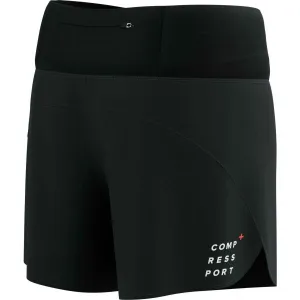 Compressport PERFORMANCE SHORT W Dámske bežecké šortky, čierna, veľkosť