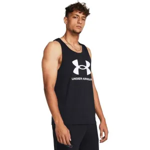 Under Armour SPORTSTYLE Pánske tielko, čierna, veľkosť