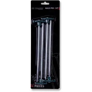 TRIMM NAILS-PEG-S27 (4PCS) Stanový kolík, strieborná, veľkosť