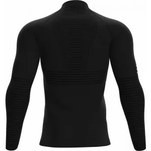 Compressport SEAMLESS ZIP SWEATSHIRT Pánska športová mikina, čierna, veľkosť
