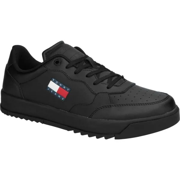 Tommy Hilfiger RETRO BASKET ESSENTIAL Pánske tenisky, čierna, veľkosť
