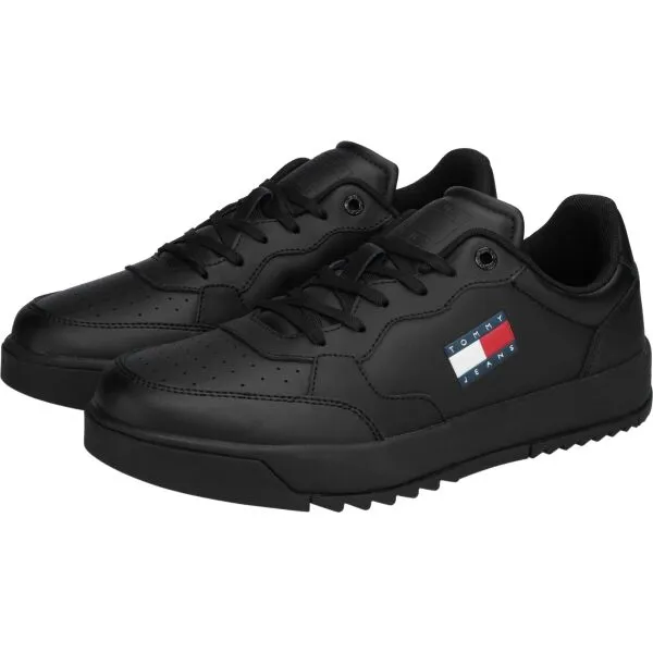 Tommy Hilfiger RETRO BASKET ESSENTIAL Pánske tenisky, čierna, veľkosť