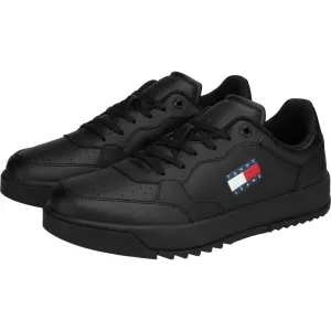 Tommy Hilfiger RETRO BASKET ESSENTIAL Pánske tenisky, čierna, veľkosť