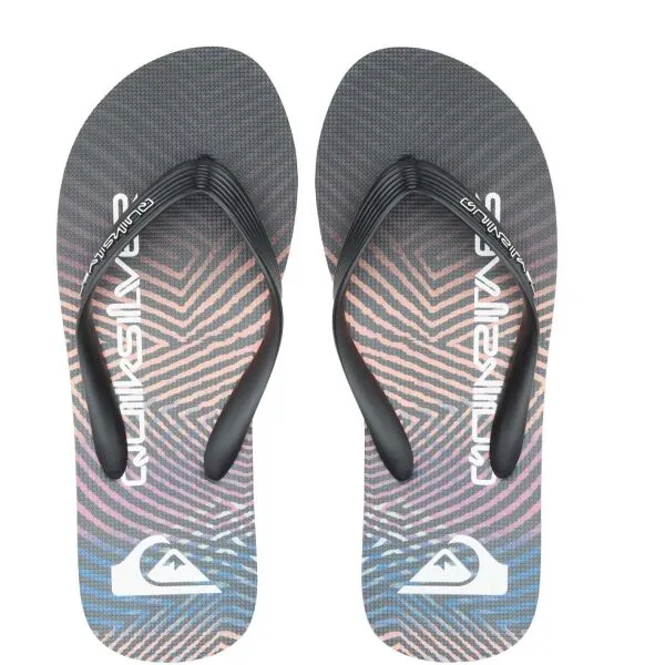 Quiksilver MOLOKAI WORDBLOCK Pánske žabky, mix, veľkosť 40