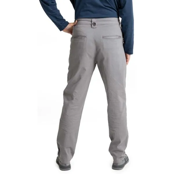 ADVENTER & FISHING OUTDOOR PANTS Pánske outdoorové nohavice, sivá, veľkosť