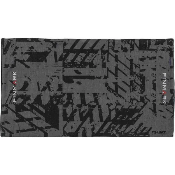Finmark MULTIFUNCTIONAL SCARF WITH FLEECE Multifunkčná šatka, sivá, veľkosť UNI