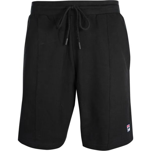 Fila SET SHORT SLEEVES T-SHIRT SHORT PANTS IN FRENCH TERRY Pánske pyžamo, čierna, veľkosť