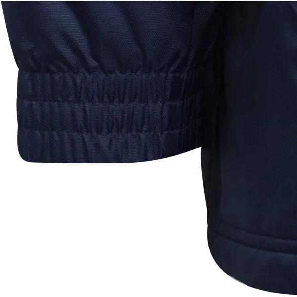 adidas ENT22 STAD JKTY Juniorská futbalová bunda, tmavo modrá, veľkosť