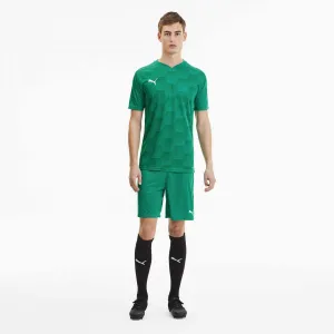 Puma TEAMFINAL 21 GRAPHIC JERSEY Pánske športové tričko, zelená, veľkosť