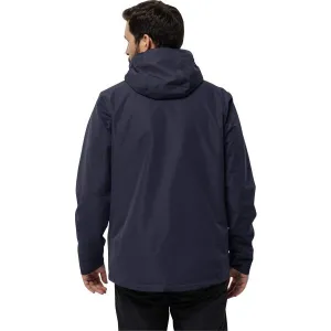 Jack Wolfskin LUNTAL 3IN1 M Pánska zateplená bunda, tmavo modrá, veľkosť