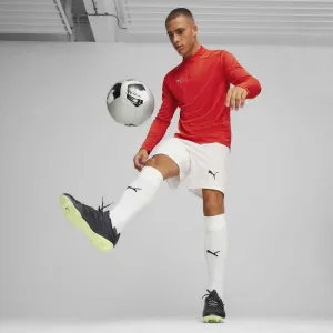 Puma TEAMFINAL TRAINING 1/4 ZIP Pánske futbalové tričko, červená, veľkosť
