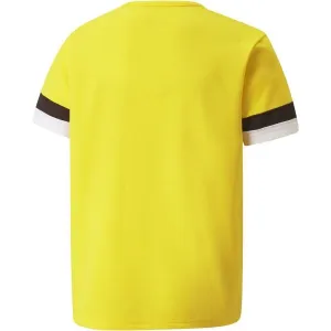 Puma TEAMRISE JERSEY JR Detské tričko, žltá, veľkosť