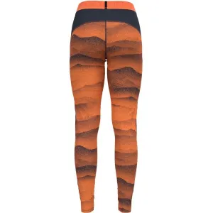 Dámske funkčné legíny Odlo Whistler Eco BL Bottom Long - live wire/india ink