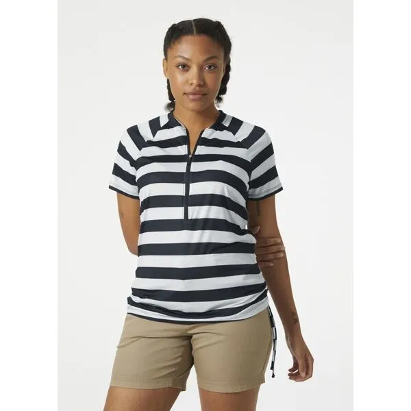 Helly Hansen W SIREN 1/2 ZIP T-SHIRT Dámske tričko, tmavo modrá, veľkosť