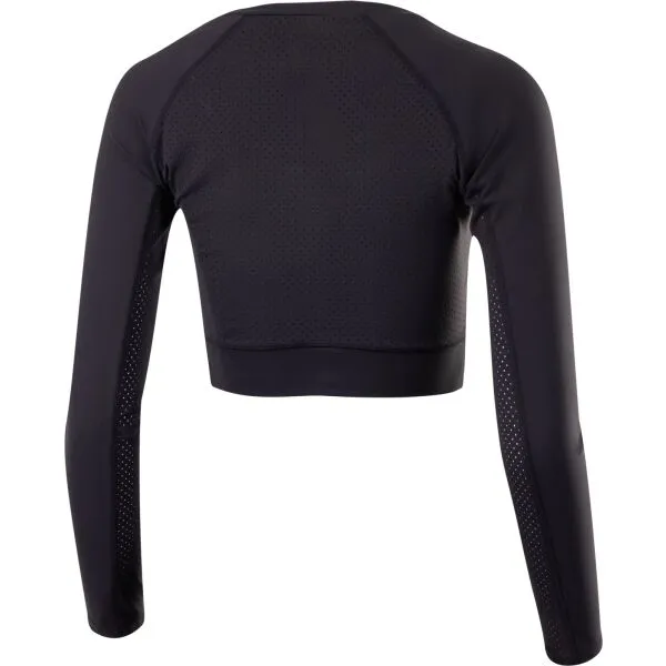 Klimatex MERA Dámsky crop top, čierna, veľkosť