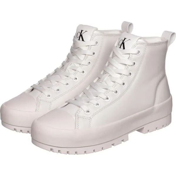 Calvin Klein LUGGED HYBRID LOW NAPPA Dámska členková obuv, biela, veľkosť