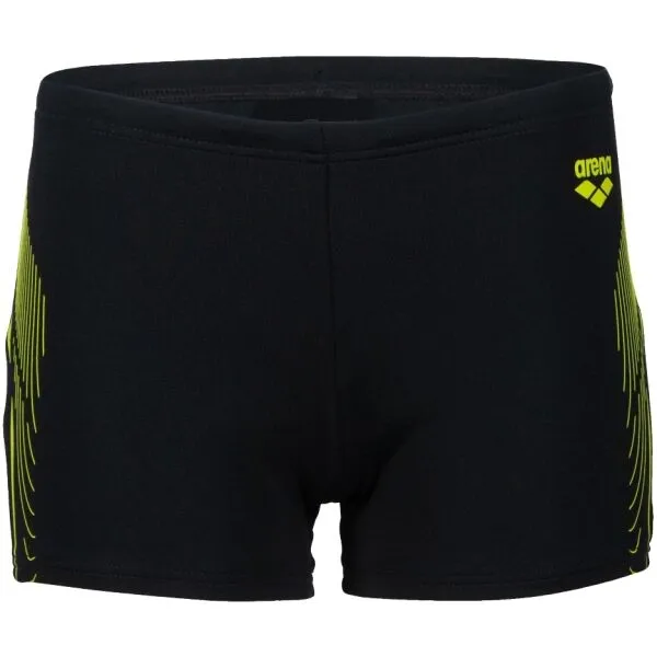 Juniorské plavecké boxerky ARENA BOYS SWIM SHORT GRAPHIC Black