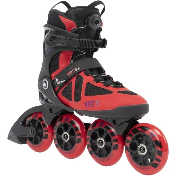 K2 VO2 S 100 BOA Kolieskové korčule, červená, veľkosť 49