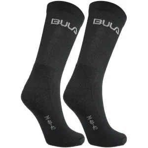 Bula 2PK WOOL SOCK Pánske ponožky, čierna, veľkosť 40-42